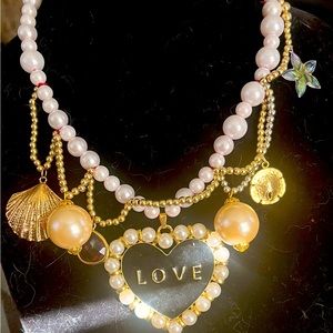 Handmade charm necklace